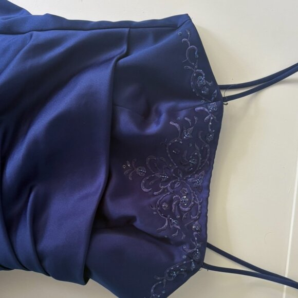 David Bridal Blue Dress size(14) - Picture 2 of 2